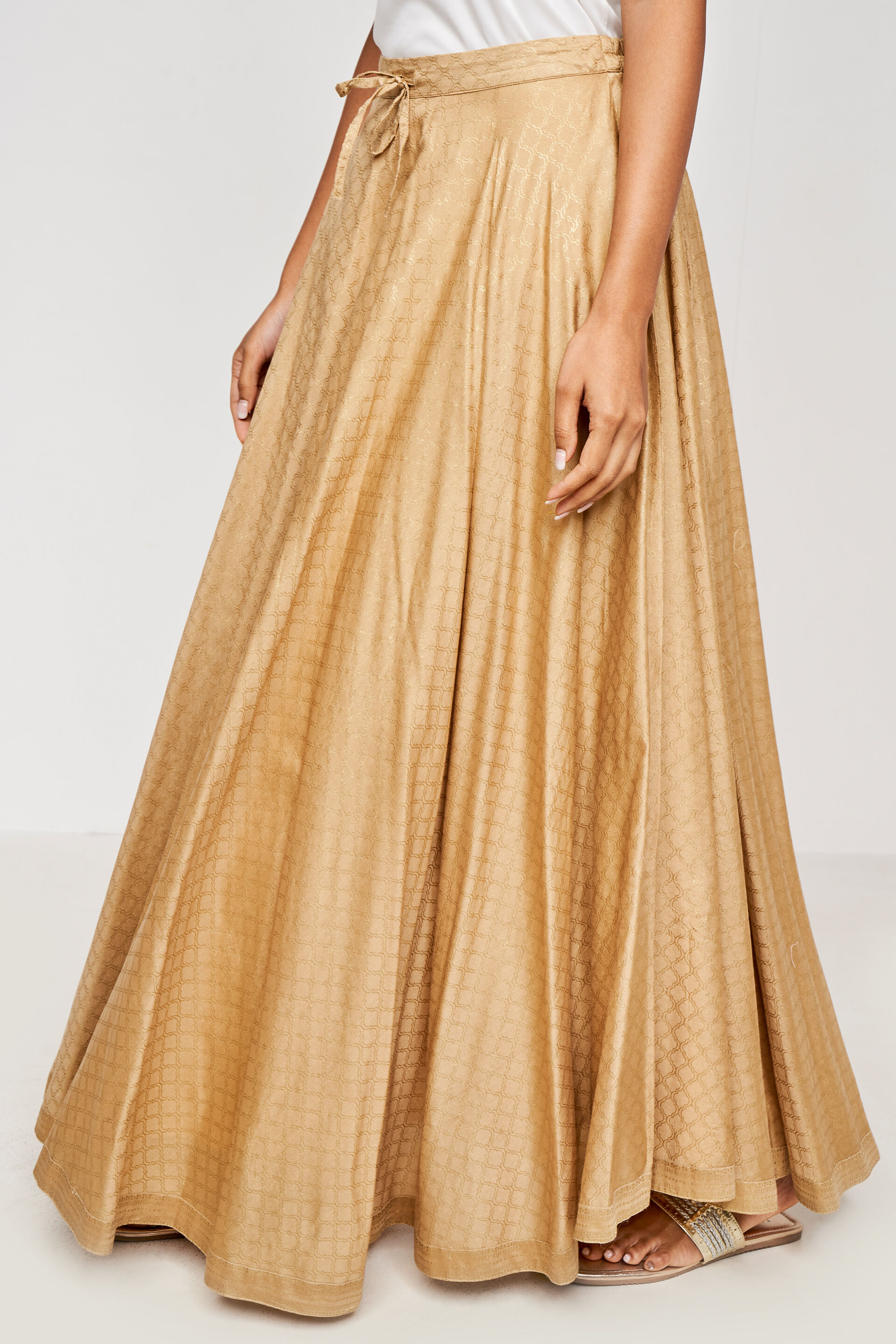 Gold skirt deals online